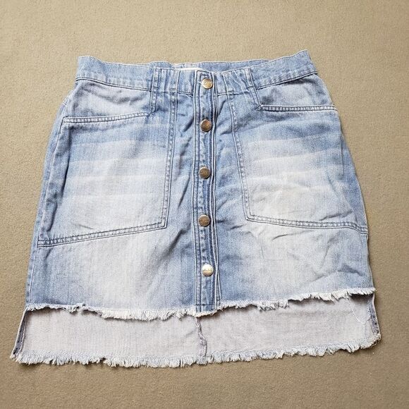 Bella Dahl High Low Mini Skirt Size 28 distressed - Picture 3 of 12